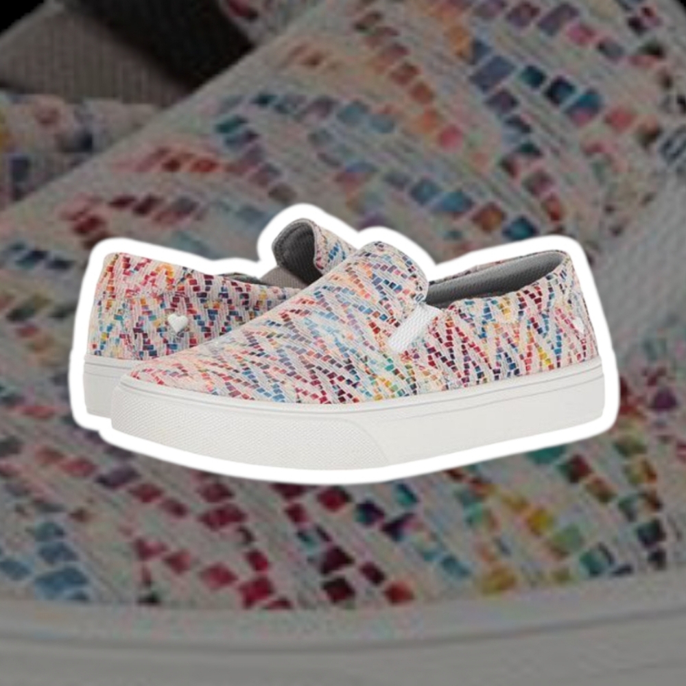(EUC) Nurse Mates® Align™ Faxon "Confetti" Women's Shoes - Size 6.5 Medium